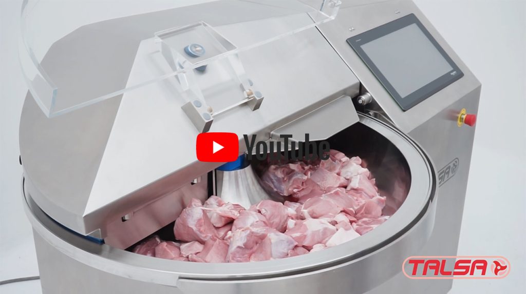 Video Industrial meat bowl cutter